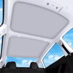 QINQINTU 2026 Tesla Model 3 액세서리용 선쉐이드 루프 업그레이드 새그 얼음 결정 냉각 코팅 없음 단열