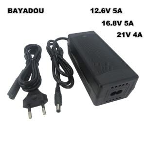3S 12.6V 5A 리튬 배터리 충전기 4S 16.8V 5S 21V 4A 리튬이온 태양광 에너지 저장 14.4V DC 커넥터