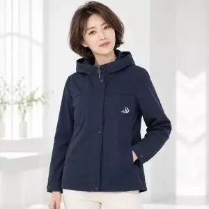크로커다일레이디 하이넥 후드 여성 바람막이 점퍼 CLDFJP103