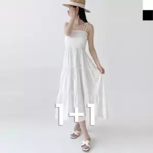 포인트 데일리 [1+1] GSS DR100 비치 튜브탑 끈나시 스모크 여름 다잇템26981691588872