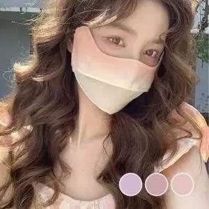 [제이큐]골프 차단 가리개 운동 마스크 햇빛 자외선 여성 얼굴 골프용마스크