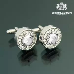 charleston 고급 커프스버튼 드레스 셔츠 링크 카우