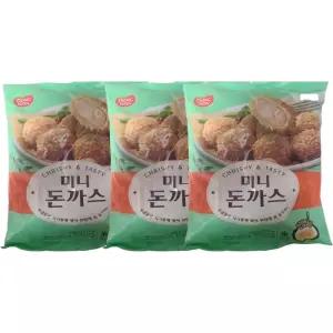 동원 미니돈까스 900g 3개 대용량 바삭한 한입 돈가스 아이반찬 도시락 반찬 쟁여두는 냉