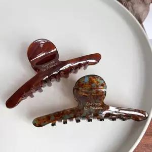 [쓰러담아] 프렌치 집게핀 고급 프랑스핀 셀룰로오스 머리핀 머리집게 헤어핀 올림머리 반묶음
