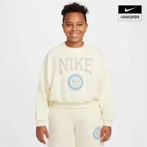 나이키 NIKE 클럽 (여아) FT 크루넥 스?셔츠 HJ3373-113 HJ337311340A2021177