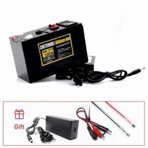 12V 배터리 150Ah 18650 리튬 팩 태양 에너지 충전식 전기 자동차 + 12.6v 3A