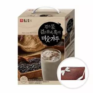 수제선물포장 담터 흑미 미숫가루 40스틱 곡물라떼 선식가루 선식