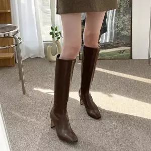 [하프클럽/알티피아]부츠 부티 봄부츠 봄여자신발 로우힐 신상 여성구두