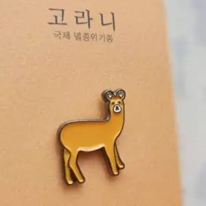 고라니 브로치 뱃지 멸종위기종 캐릭터 배지 기념품 굿즈-WFPSCP7