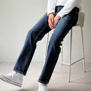 남자 키큰남 스판 스트레이트 워싱 데이트룩 청바지 데님 팬츠 데일리 코디