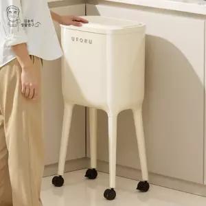 이동식 하이레그   쓰레기통 인테리어 휴지통 16L
