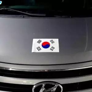 오토바이 미으 자동차 태극기 스티커 11개 리플렉터