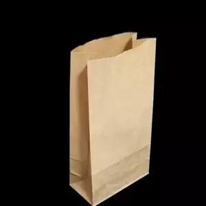 크라프트 실속형 각대 종이봉투 12X17cm 폭6cm 100매 E2931945 포장지 제과점비닐봉투