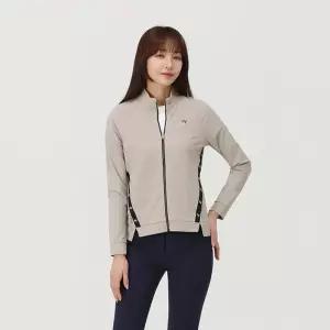 [매장정품] 엘르골프 [] 여성 트리코트 전타 풀집업 티셔츠_6I25501