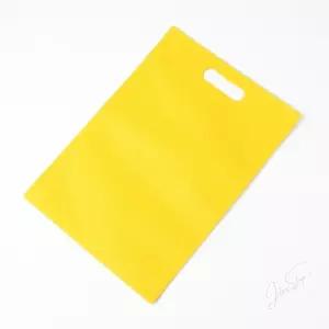 다유샵 10p 옐로우 부직포 가방 40x50cm 부직포복주머니 시장가방