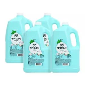 퐁퐁 주방세제 베이킹소다 3000ML x 4EA