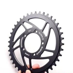 자전거파워미터 BAFANG BBS01 BBS02 BBSHD 미드 드라이브 교체 부품용 CNC 자전거 체인링 전자 스프로킷 36T34T38T40T