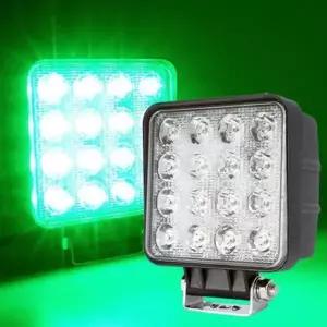 써치라이트 공용 자동차 집중형 LED써치라이트 그린 12V 24V 48W