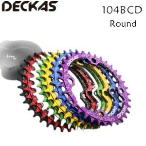 자전거파워미터 데카스 라운드 와이드 체인링, MTB 자전거, 32T, 104 34T, 크랭크셋, 36T, 부품, BCD, 자전거 톱니 38T