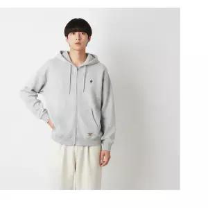 스파오 (우디) 자수 후드 집업_SPMZG4TC61