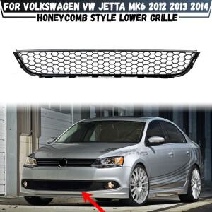 폭스바겐 VW 제타 MK6 2012 GLI 스타일 그릴 커버용 자동차 앞 범퍼 하단 허니콤 육각 메쉬