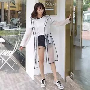 데일리룩 판초우의 레인코트 마이 스타일링 라인 고급 성인