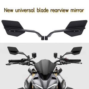 오토바이 미러 스텔스 윙렛 회전 조절 가능 야마하 MT 03 07 09 R1R3R7 Xmax KTM BMW 액세서리