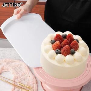 31cm 대형 케이크 리프터 주걱 플라스틱 피자 스퀘어 라운드 전송 트레이 홀더 과자 도구 베이킹 액세서리