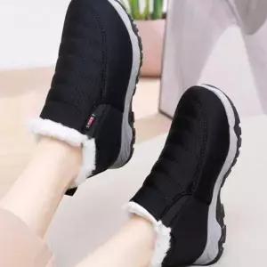 여자 직장인 겨울 따뜻한 신발 데일리 부츠 털 안감