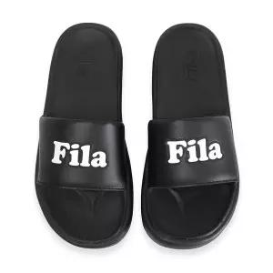 휠라 FILA 드리프터 튜브 맥스 쿠셔닝 공용 사무실 스포츠 슬리퍼 블랙 1SM01947-00