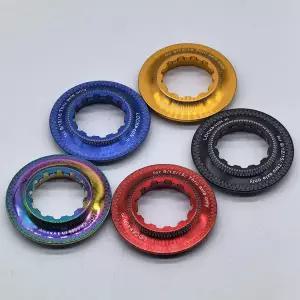 2개 자전거 센터락 디스크 브레이크 허브 락링 44.1mm 앞뒤용 9 12 15 액슬 중앙 센터락 커버 링 사이클링