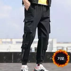 겨울 남성 트레이닝 조거팬츠 기모 데일리룩 외출용 패션