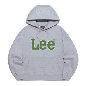 리 부클 트위치 로고 기모 후드 티셔츠 그레이 LE2504HD05GR