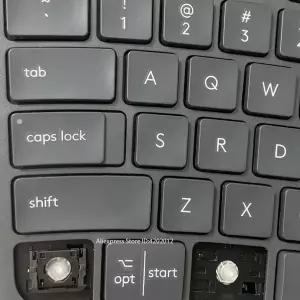 로지텍 ERGO K860 탭 캡스용 교체 키보드 노트북 키 및 클립 락시프트CtrlFnCmd스페이스옵트왼쪽 키캡 및