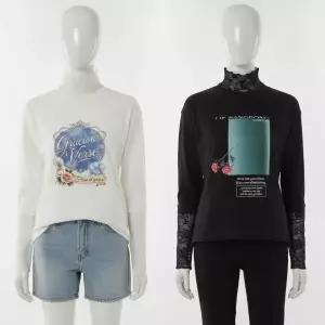 론칭가 59900원 이상봉에디션 26FW 레이스 콤비 티블라우스