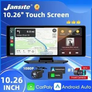 10.26 대시 캠 2.5K 자동차 미러 비디오 플레이어 무선 Carplay 안드로이드 자동 GPS 모니터 멀티미디어