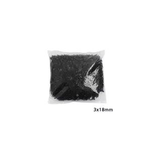 다용도 3mm 피스 나사못 2000개입 길이 18mm 흑색