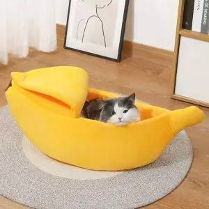 반려동물집 고양이 바나나하우스 반려동물 하우스 고양이침대 XL