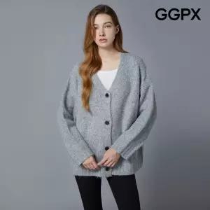 [백화점상품] GGPX 캐시미어 V넥 오버핏 니트 가디건 (GOAKG067F) GOAKG067F