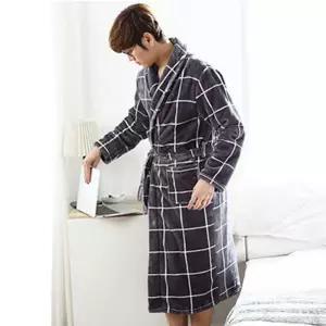 KC인증 격자무늬 커플 캐릭터 초극세사 극세사 매직타올 목욕 수면잠옷 샤워가운 아동 가운