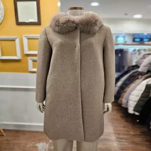 [BCBG]BCBG 퍼 라마 코트 B5DBH842A
