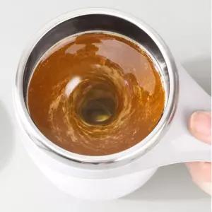 대용량 자동 쉐이크텀블러 USB 충전식 원터치 보온보냉 헬스 380ml