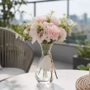 아트박스/플라워트리 수국 알륨 조화 화병 set 25cm DIY 인테리어 꽃 장식