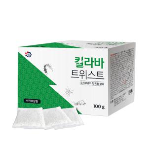 모기퇴치제 벌레기피제 킬라바 트위스트 모기유충 방역살충 100g x 1개
