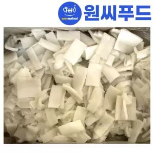 대왕오징어 몸채 편채 4kg 손질 냉동오징어채 무라사키 국내가공