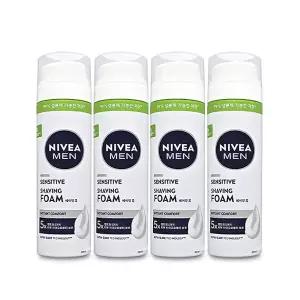 [하프클럽/] 맨 센서티브 쉐이빙 폼 200ml X 4개