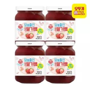 [오뚜기] LightJoy 당을 줄인 논산딸기쨈 290g 4개