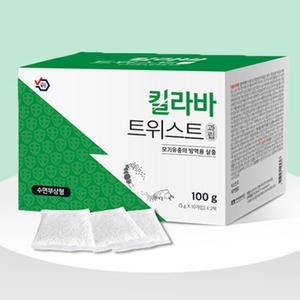 국보 킬라바트위스트 100g 1포당5g 10개x2팩 구성 장구벌레 모기 유충 방역 살충 가루 산제 과립
