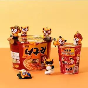 너구리 컵라면 스토퍼 9종(랜덤)