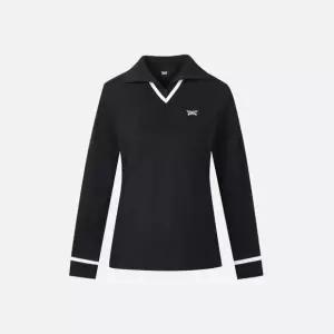 PXG골프긴팔티 GQT PIFPW3107-21 WOMEN KNIT COLLAR HALF ZIP-UP T-SHIRTS